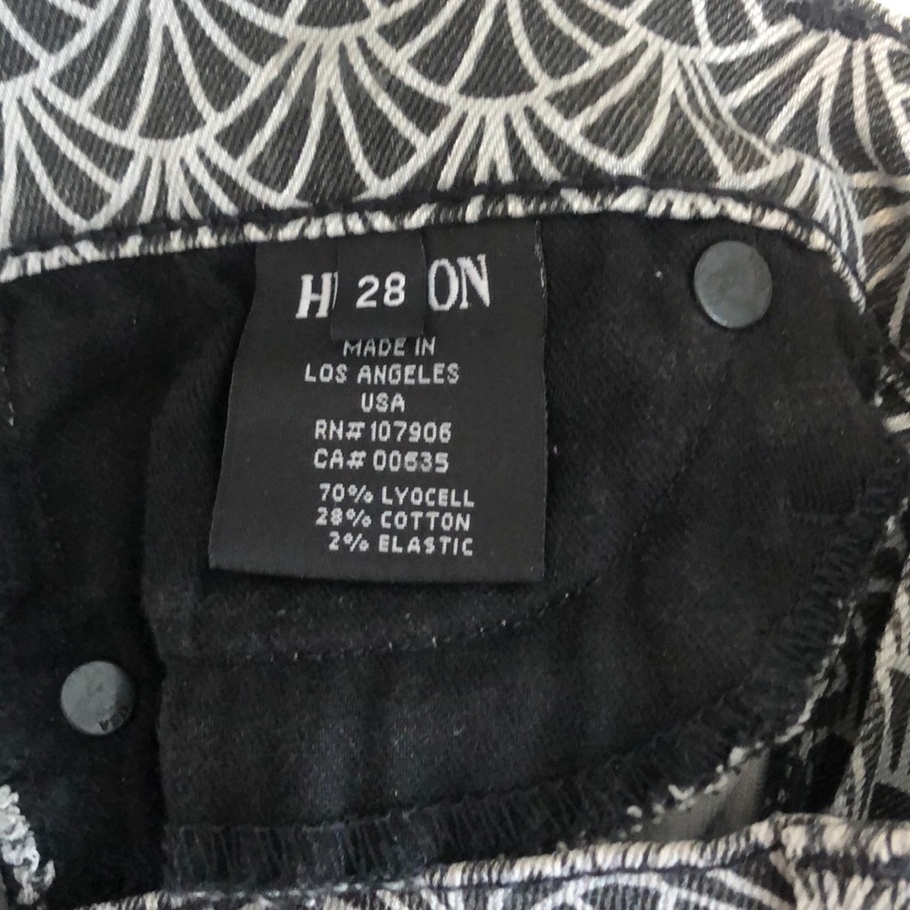 Hudson Scalloped Pattern Jeans - image 3